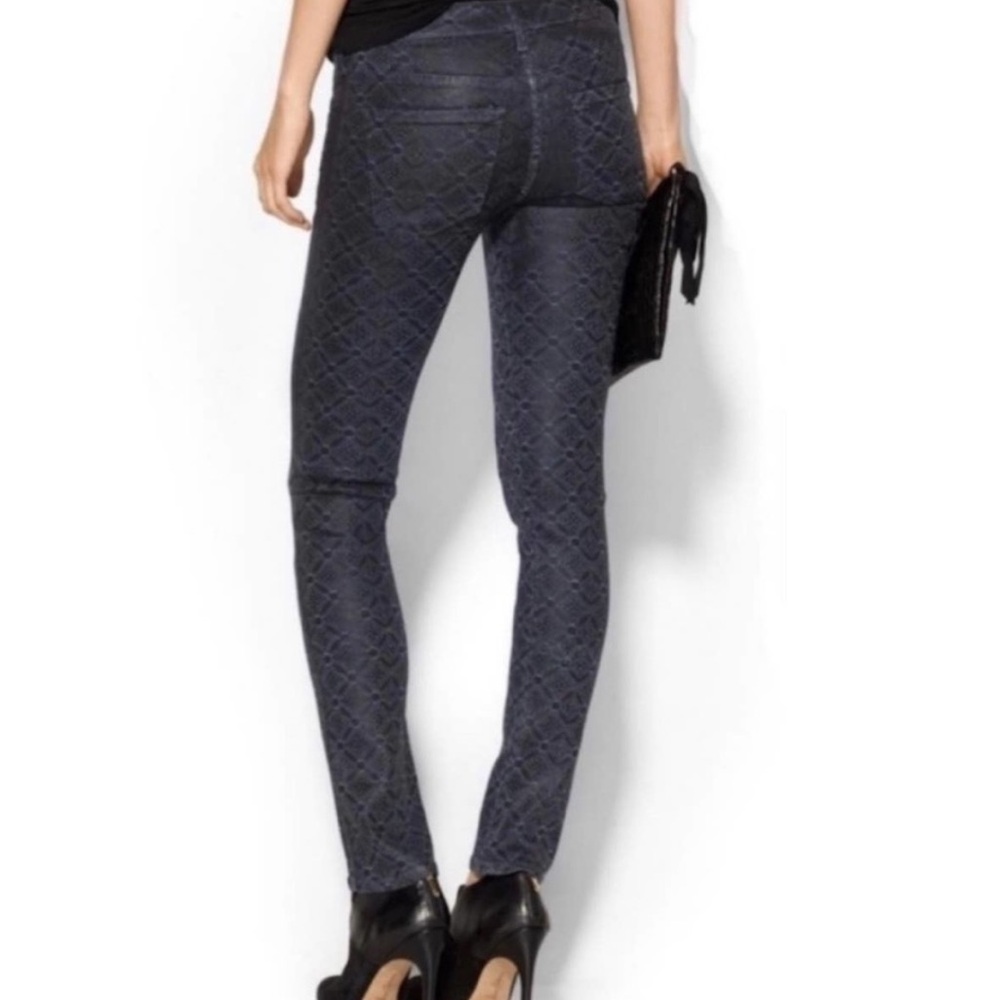 Citizens of Humanity Skinny Jeans Shiny Coated Jacquard Womens Sz 27 - Picture 3 of 10